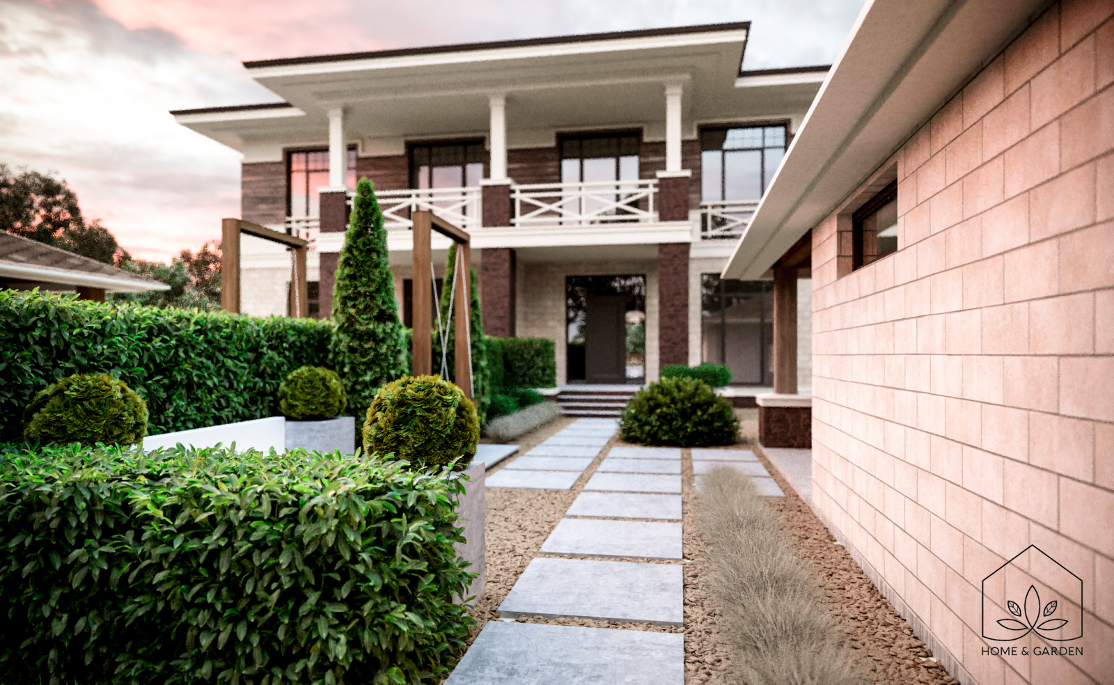 Проектирование жилого дома и ландшафтный дизайн участка