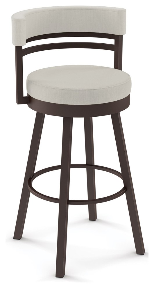 Round Swivel Counter Bar Stool Canadian Made, Counter Transitional Bar Stools And Counter