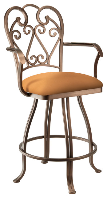 bronze swivel bar stools