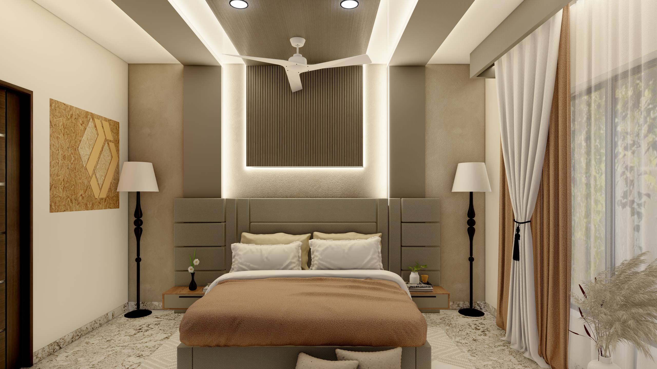 Modern Master Bedroom Renovation in Vauxhall