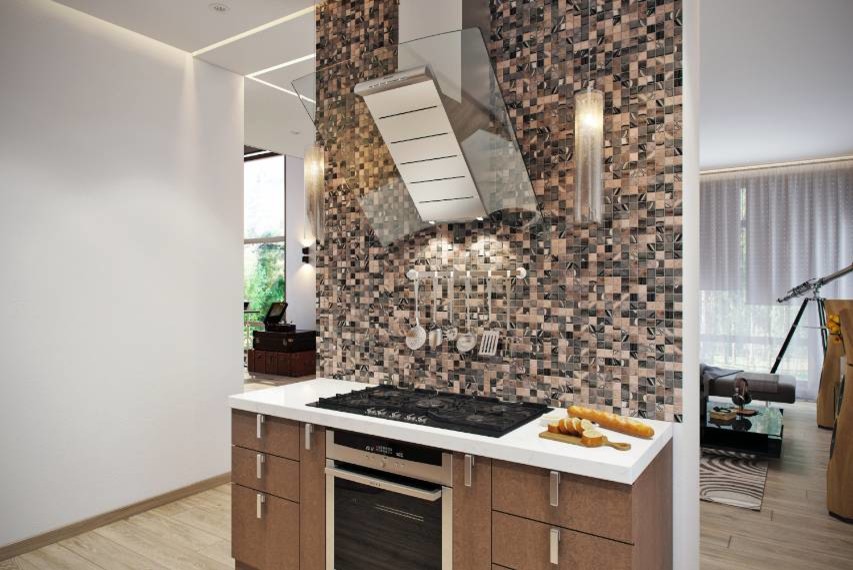 Интерьер загородного дома в Подмосковье.