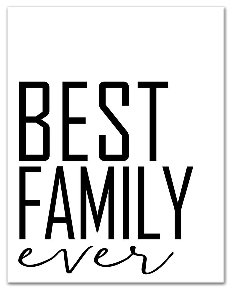 Best Family Ever Wall Art Contemporary Novelty Signs by Designs