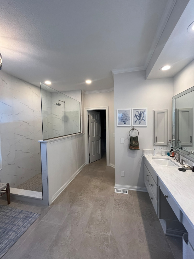 Modern Walk-In Shower Remodel