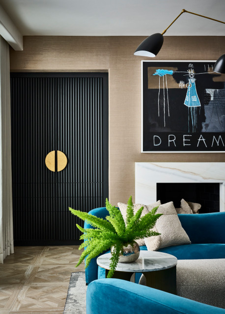 Arden Rd. contemporaneo-salon