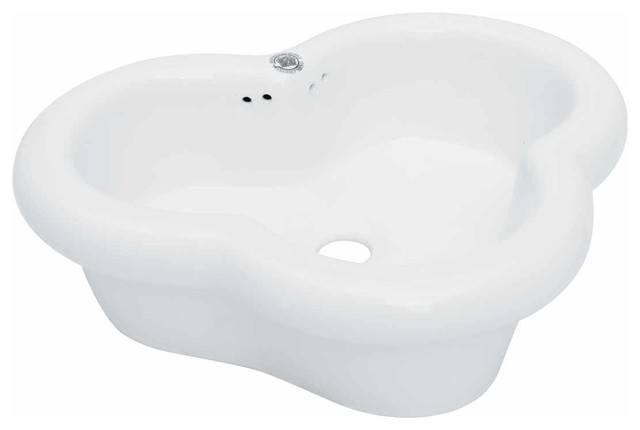 Vessel Sinks Bone Clover Contemporary Bathroom Sinks By Renovator S Supply