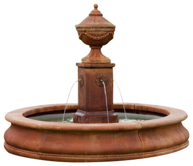 Chaumont Outdoor Water Fountain, Ferro Rustico