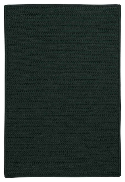 Colonial Mills Simply Home Solid H109 Dark Green Area Rugs, 4'x4 ...