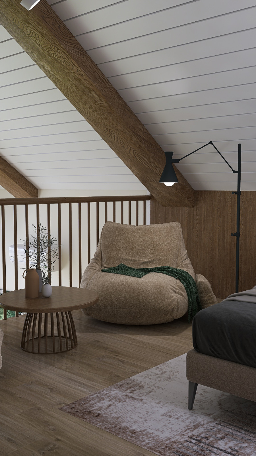 Г. САРАТОВ, 59 КВ.М.ЗАГОРОДНЫЙ ДОМ В СТИЛЕ БАРНХАУС