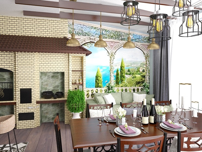 Летняя гостиная