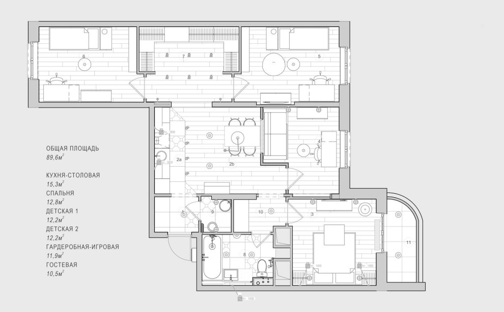 Планировочные решения реализованных проектов