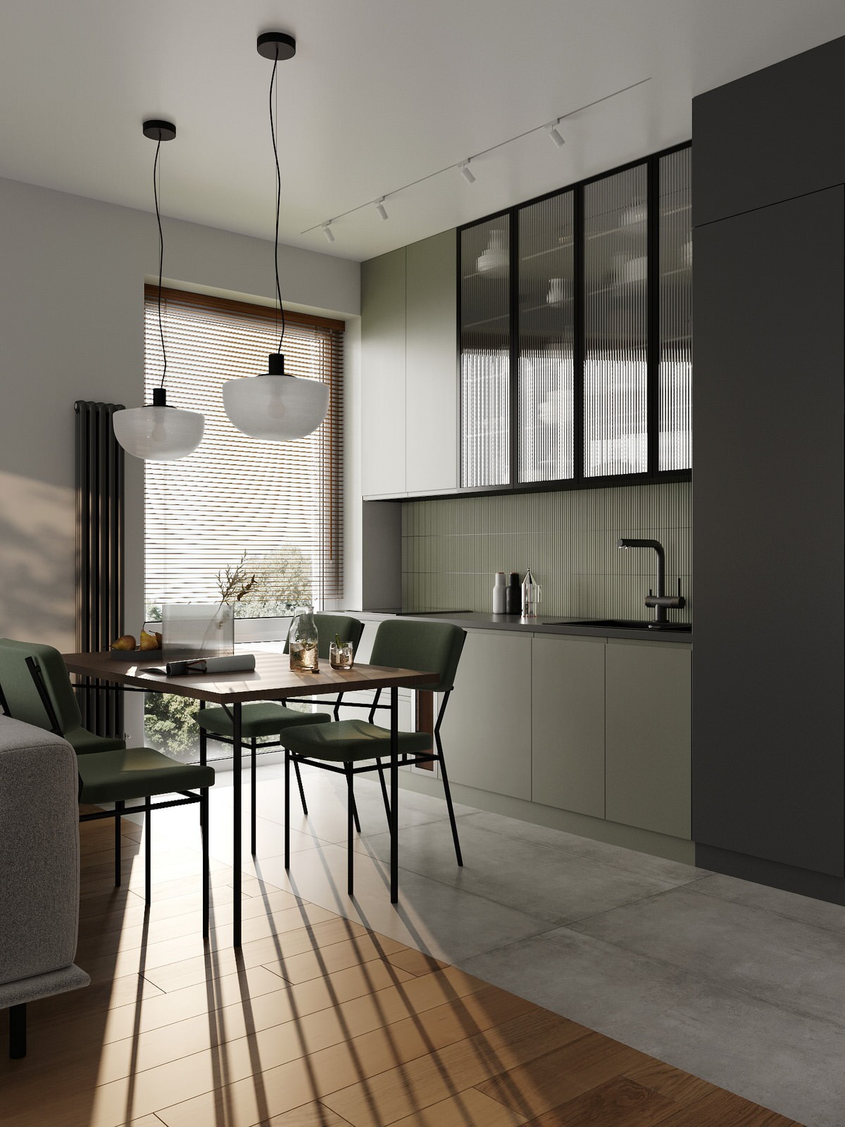 Интерьер квартиры 70 м2 в ЖК NOW