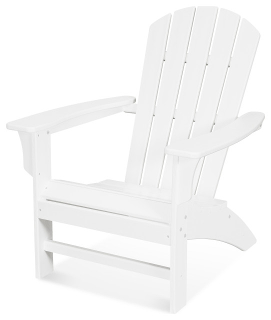 Trex Outdoor Yacht Club Adirondack Chair Beach Style Adirondack Chairs by POLYWOOD Houzz