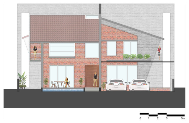 Front Elevation minimalistisch