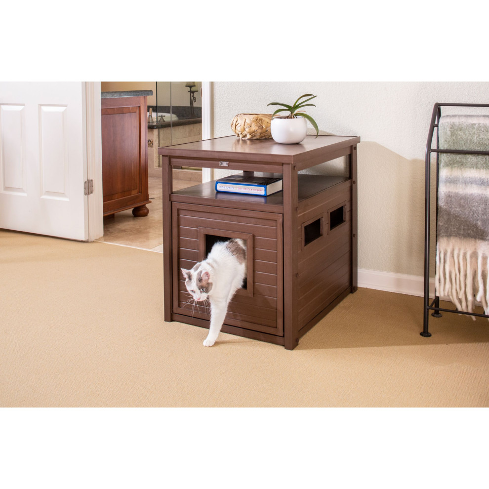 ECOFLEX® Litter Box Cover End Table Traditional Litter Boxes And