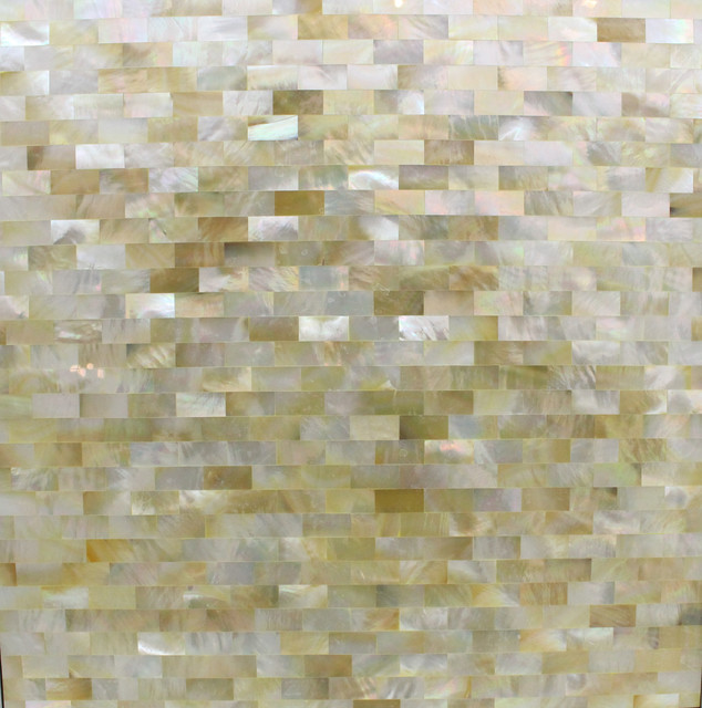 brick style mother of pearl mosaic tiles