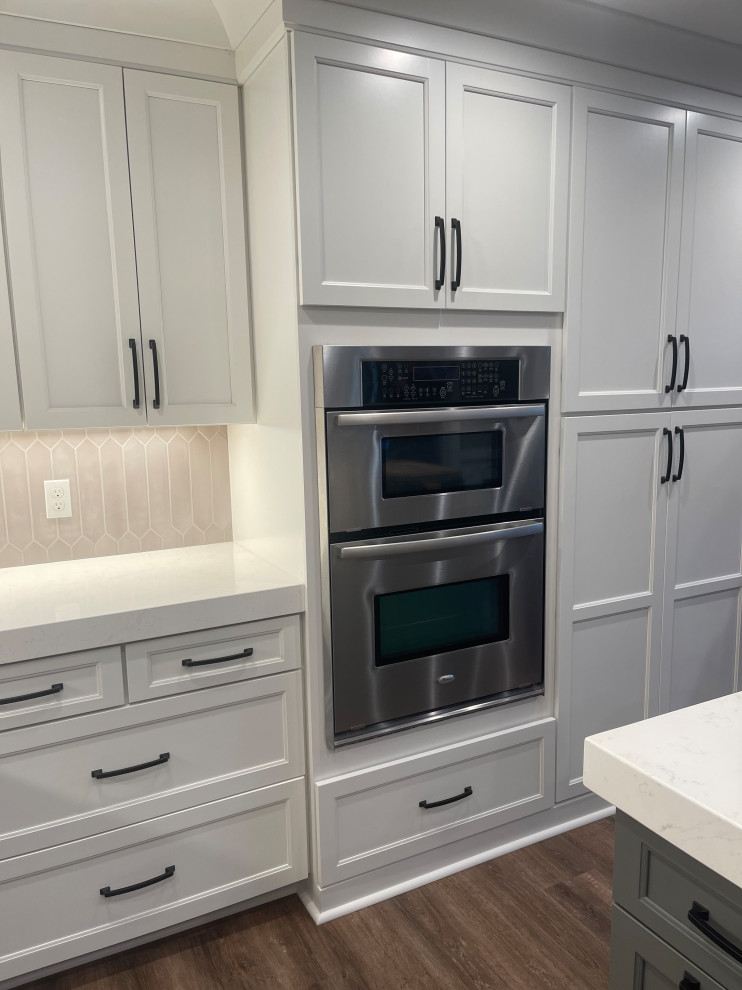 Picket Tile Splash - Contemporary - Kitchen - Other - by Linden Kitchen ...