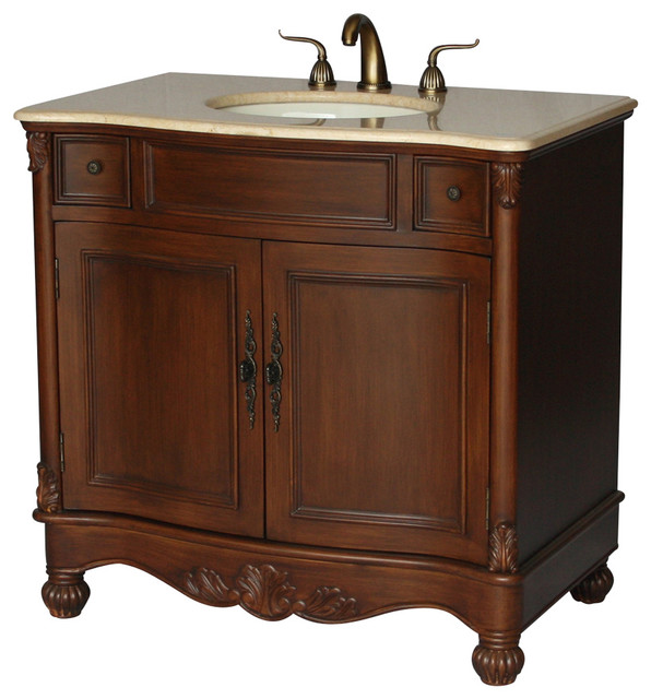 36-Inch Antique Style Single Sink Bathroom Vanity Model 2615-S ...