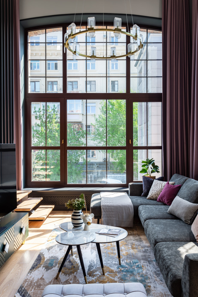 Стилизация двухуровневой квартиры в ЖК Loft Factory