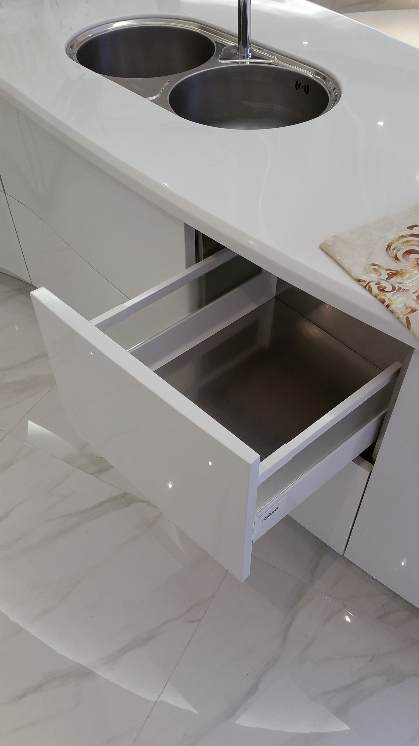 Stainless Steel cabinetry with electroplated finish