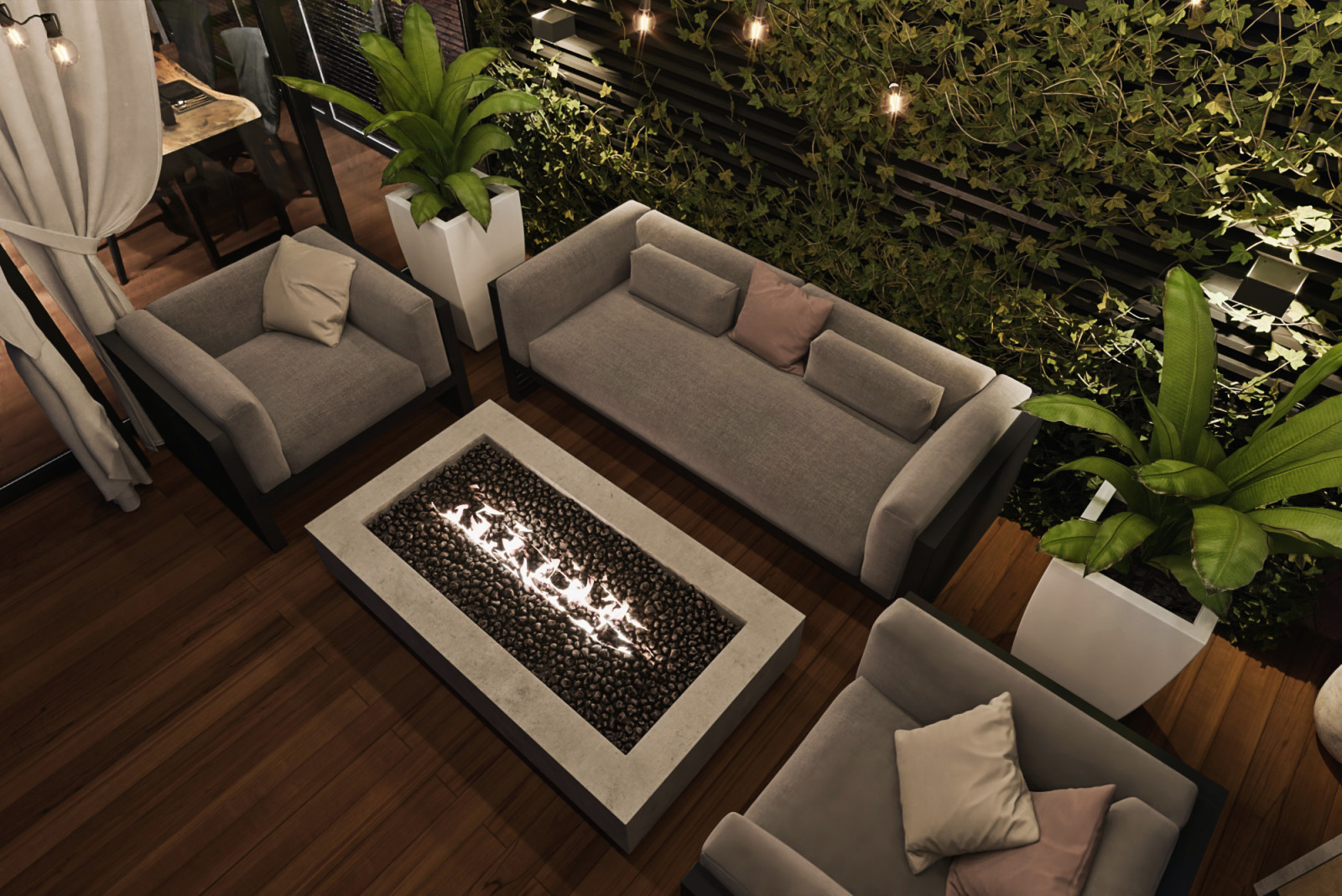 Терраса пентхауса в г. Сочи