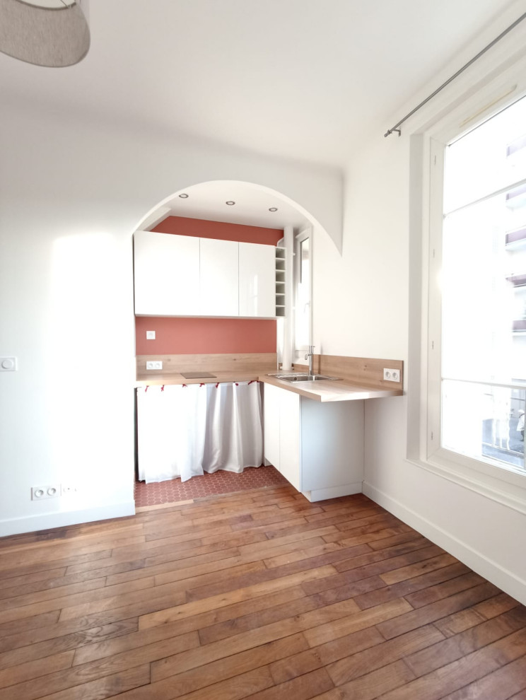 Aménagement d'une cuisine classique.