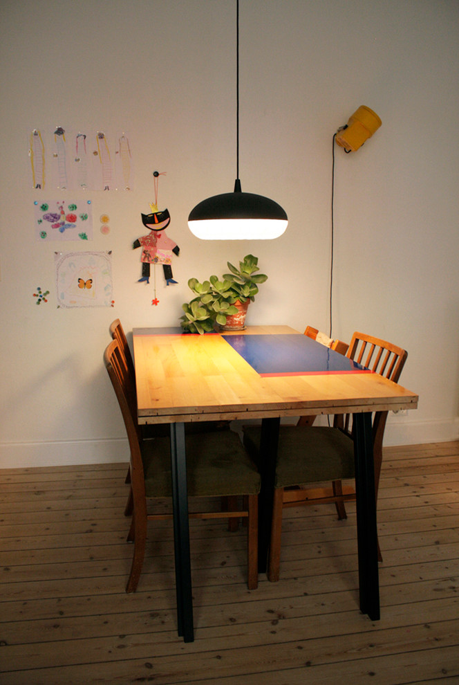 Inspiration for a midcentury dining room in Copenhagen.