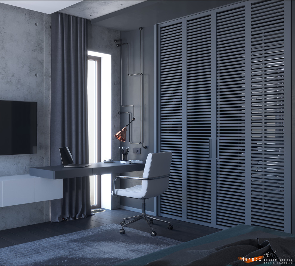 Комната для молодой девушки. Простота линий и форм