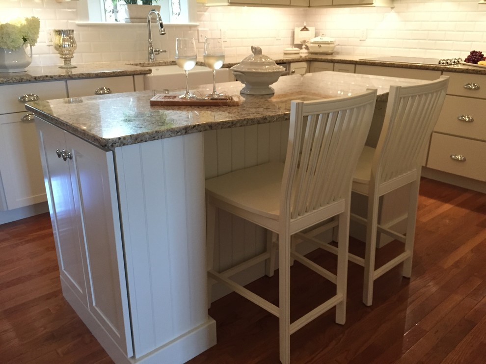 Off-white & White Kitchen with the Perfect Amount of "Glimmer"