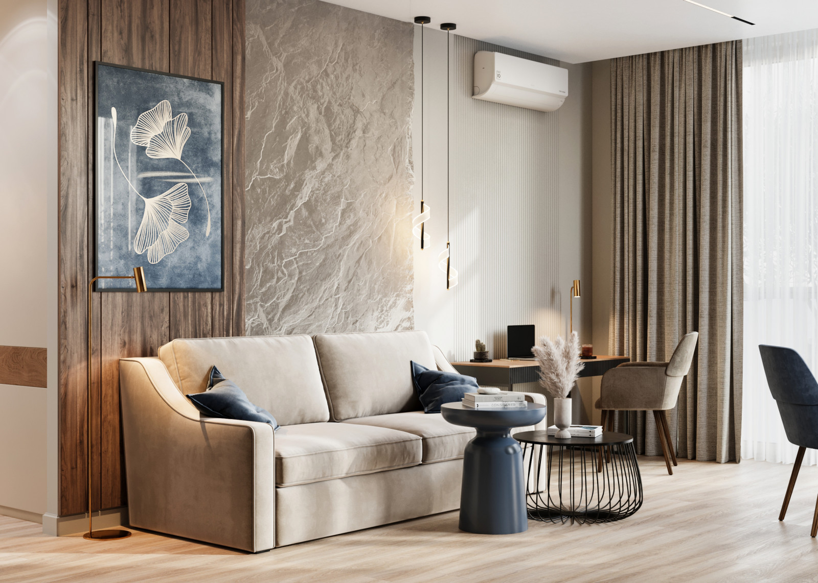 Однокомнатная квартира ЖК Грани