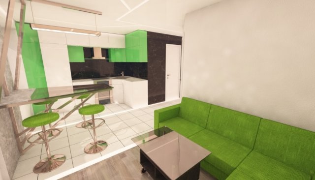 Дизайн квартиры 37 м2