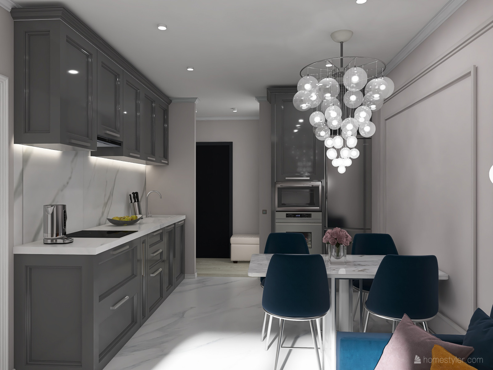 Проект двухкомнатной квартиры