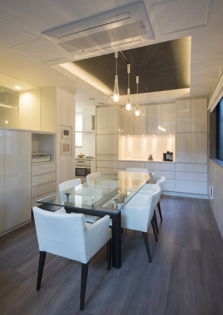 ガラス階段のある家 - コンテンポラリー - 階段 - 東京23区