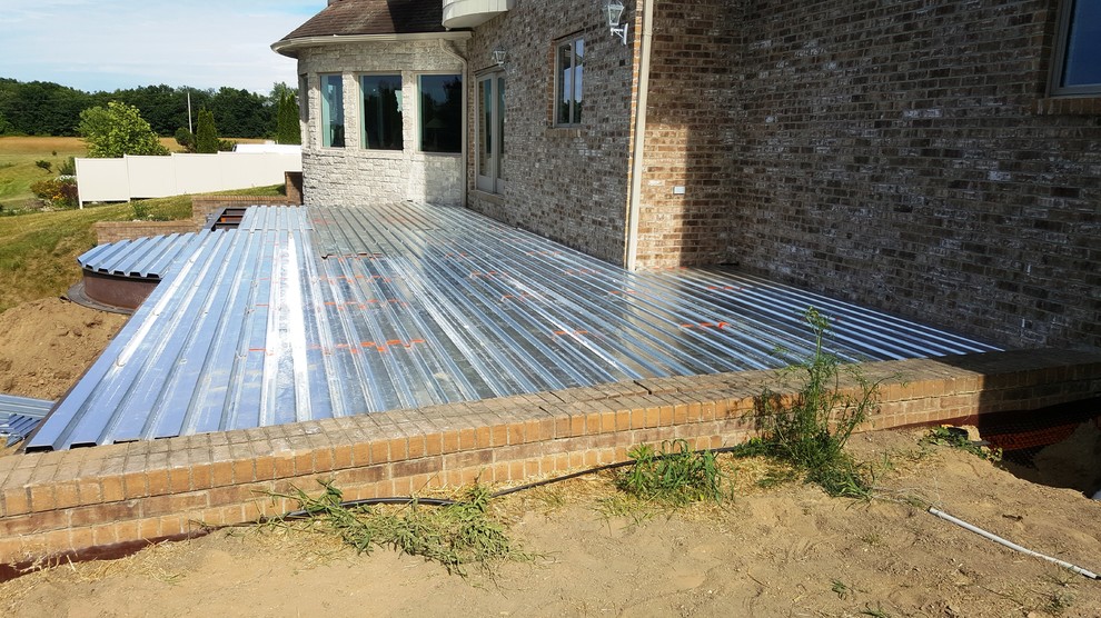 Custom Steel Cement Raised Deck