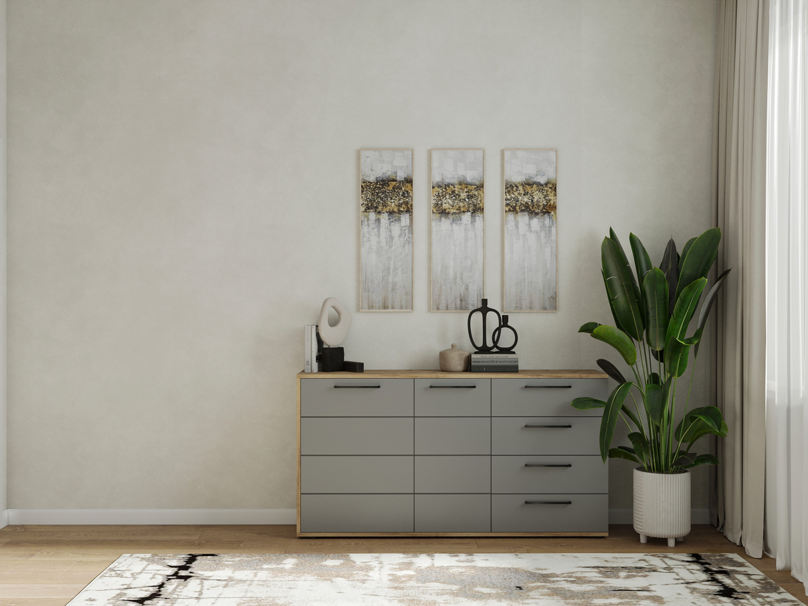 Проект квартиры, 46 м2