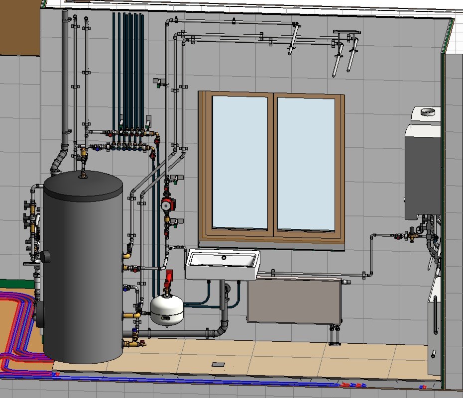 Инженерные системы дома 200 м2 из СИП панелей