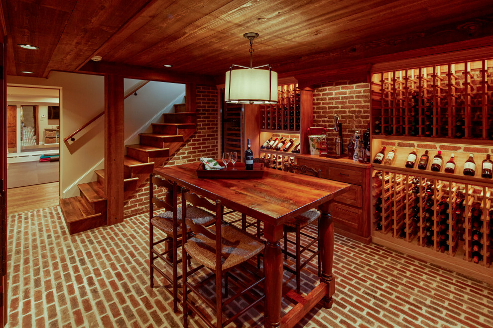 Southern Styled Cape Cod Wine Cellar Philadelphia by Worthington