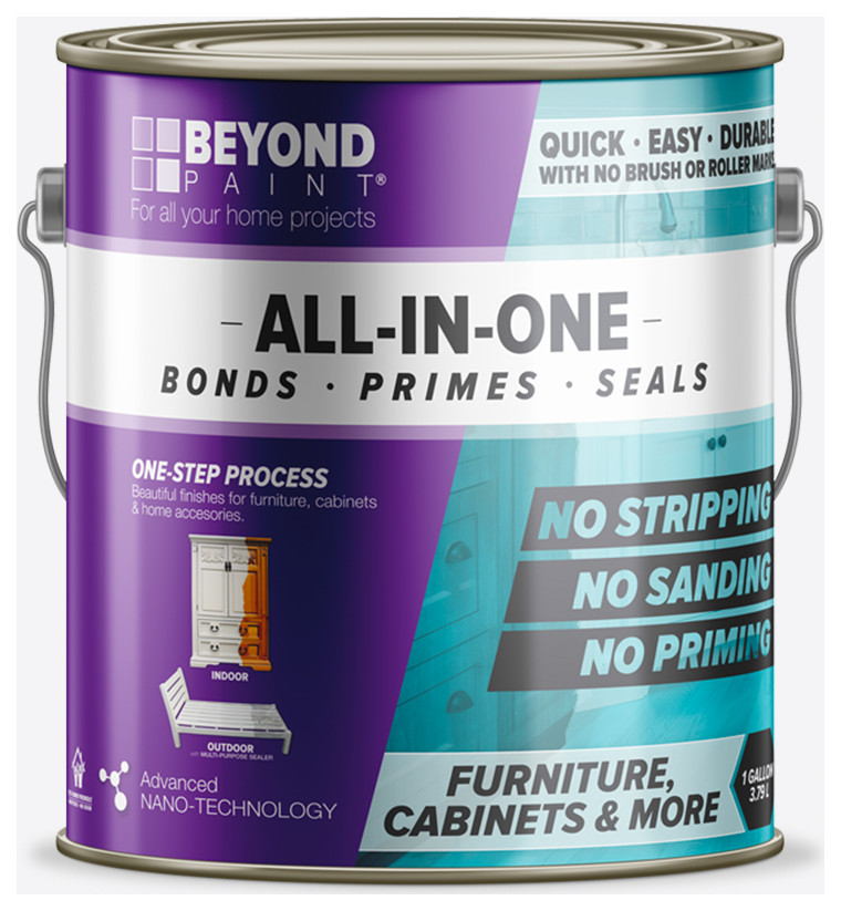 Furniture, Cabinets, Countertops and More All-in-One Refinishing Gallon, Bright