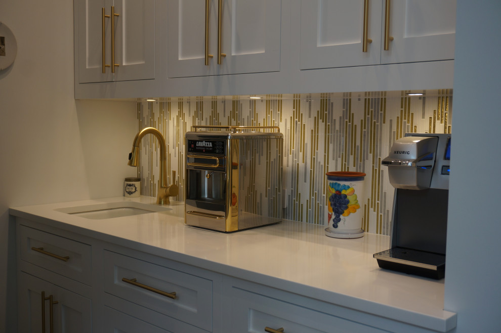 Kitchen - transitional kitchen idea in New York