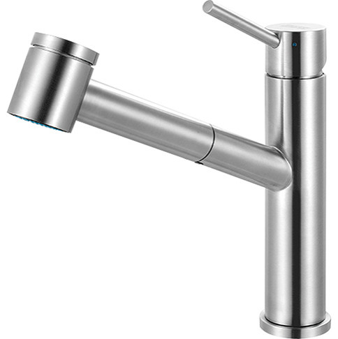 Franke Steel Pull-Out Spray Kitchen Faucet, Stainless