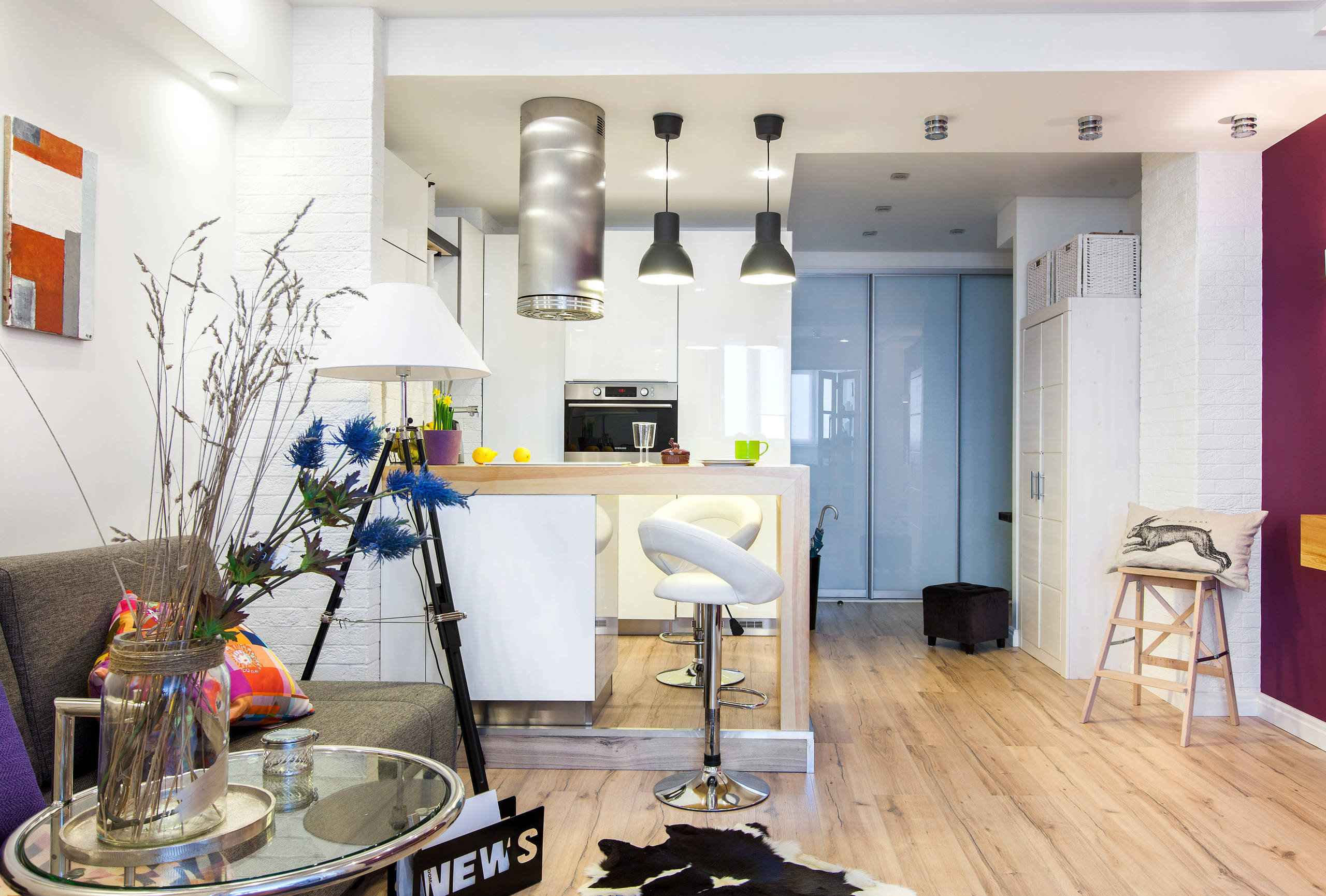 Как спроектировать стильный интерьер в маленькой квартире-студии: советы и идеи