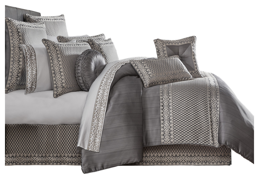 Five Queens Court Houston King 4Pc. Comforter Set, Queen Traditional