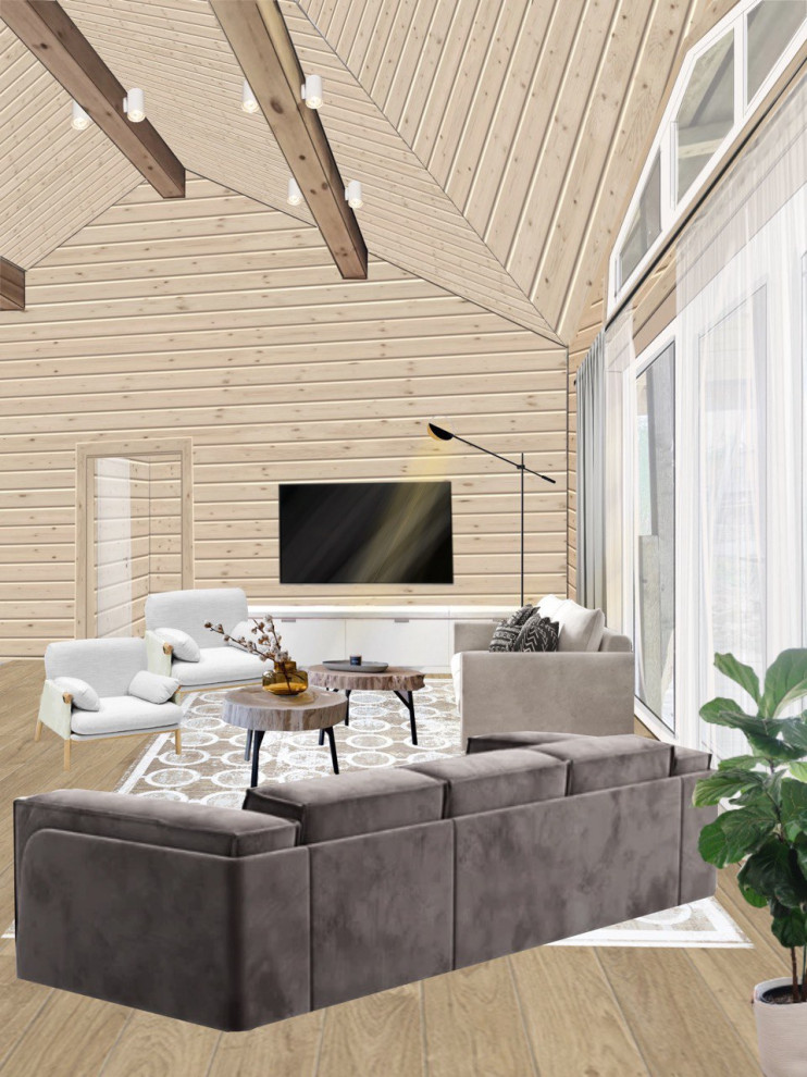 SUNWOOD | Интерьер дома из бруса ТСН "Солнечная поляна"