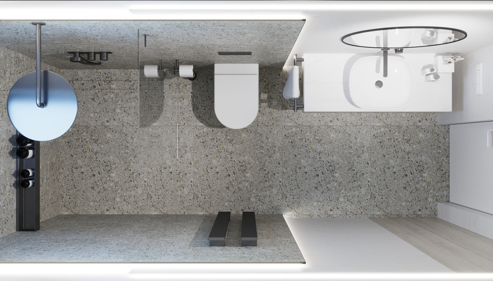 Y-house. Дизайн интерьера двухэтажного дома.