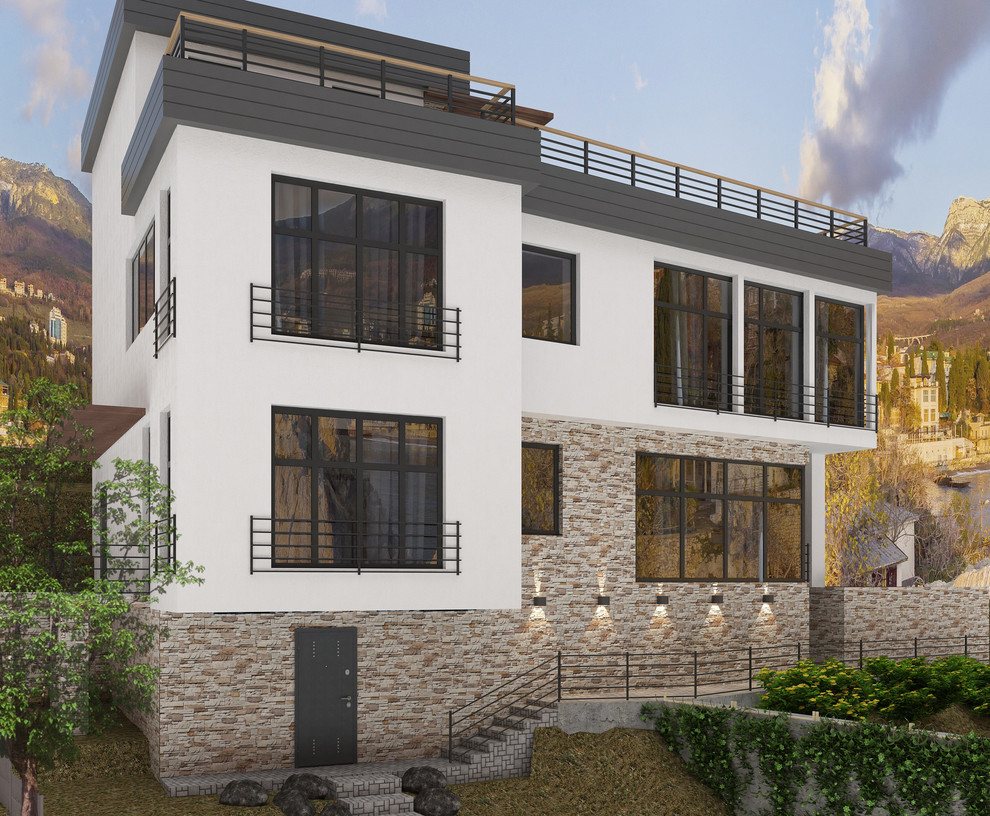 Фасад в современном стиле