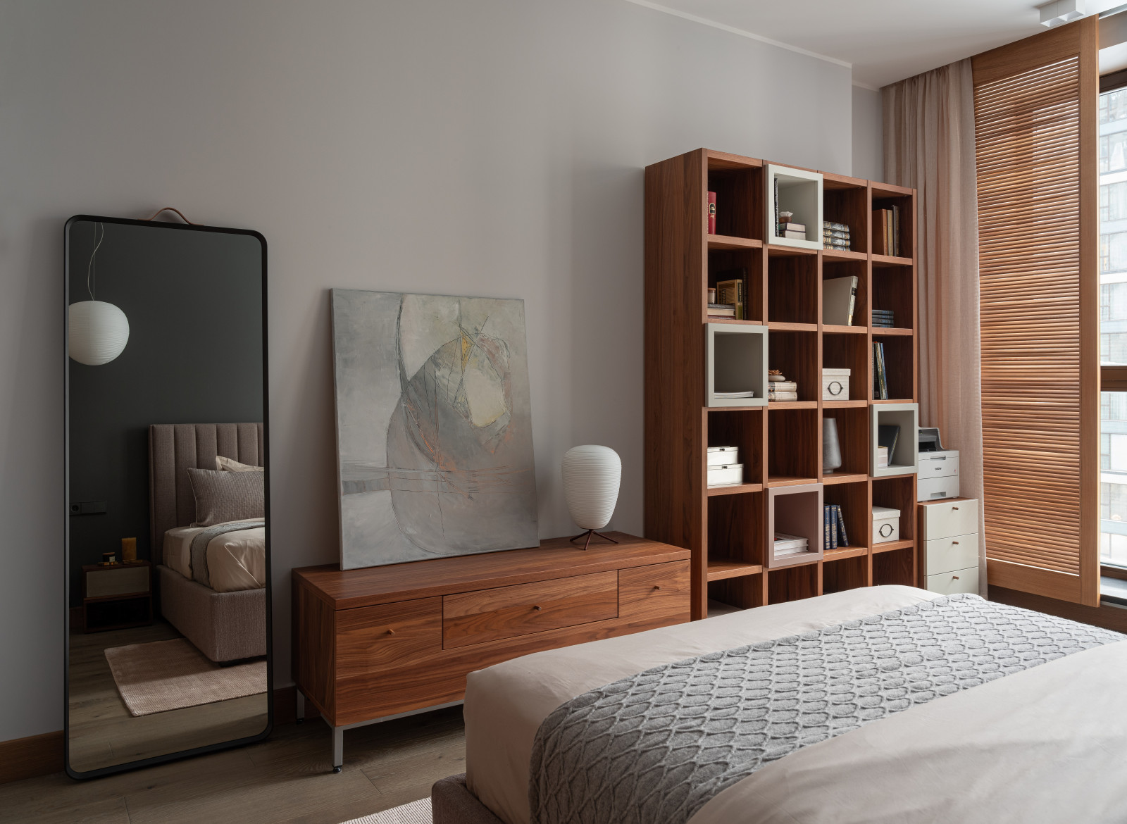 Минималистичная квартира в Москве 117 кв. м