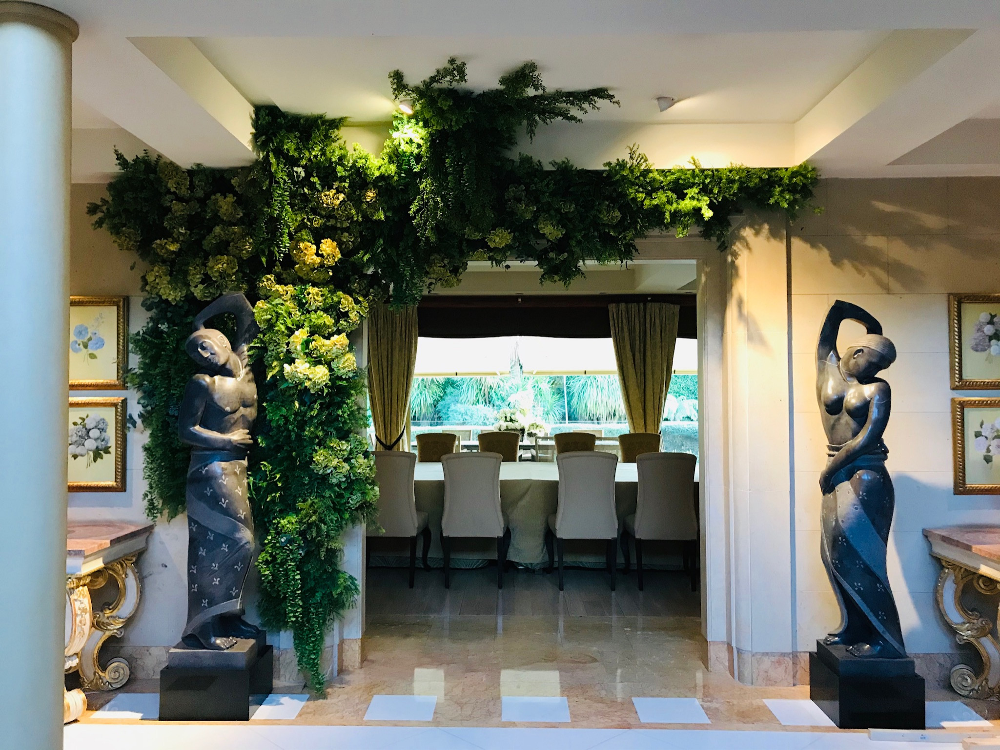 Jardin Vertical de Interior: Vista del comedor