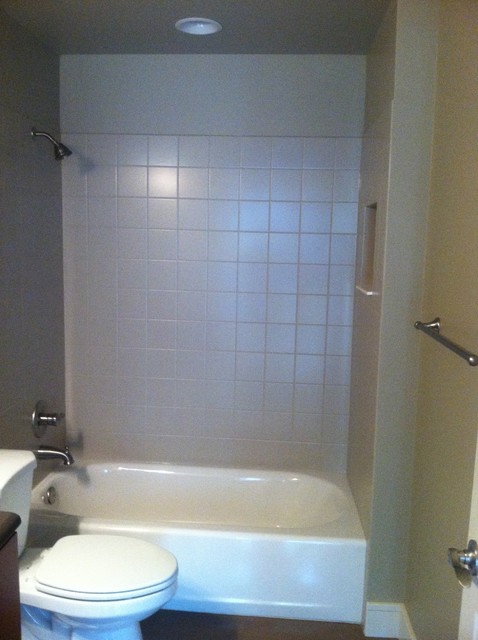 Arcadia Model home modern-bathroom