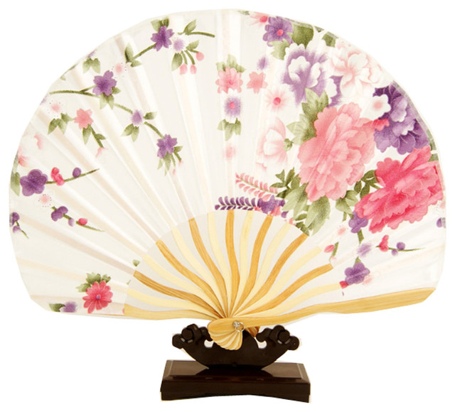 Chinese Style Folding Fans Flower Painting Dance Hand Fan Wedding Party Decors