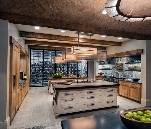 New England Waterfront transitional-kitchen