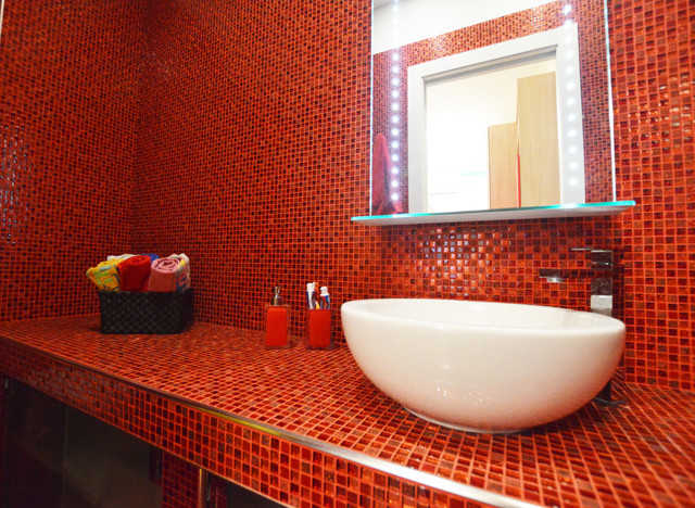 Appartamento Milano contemporary-bathroom